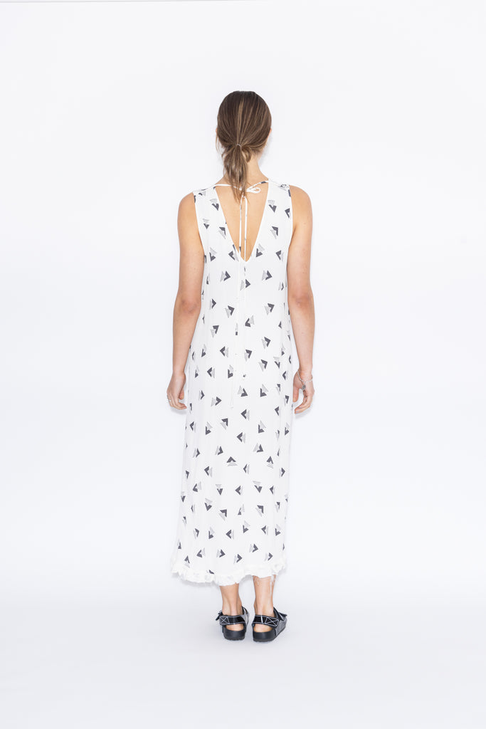 Dancing Slip | Rio Print Ivory/Charcoal