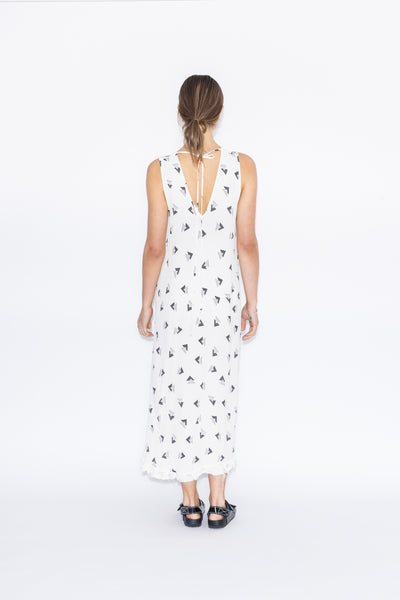 Dancing Slip | Rio Print Ivory/Charcoal