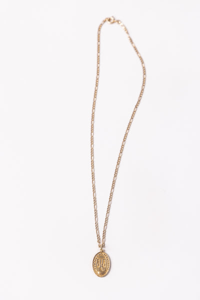 Figaro Hands Necklace | Gold