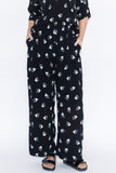 Forget Pant | Rio Print Black/Mint