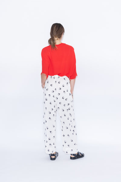 Forget Pant | Rio Print Ivory/Charcoal
