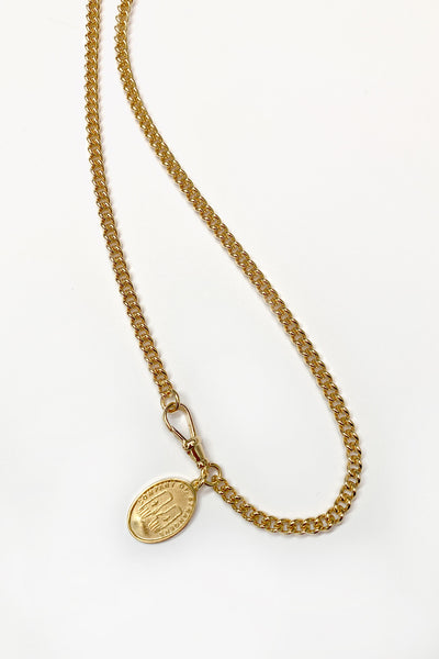 Heavy Metal Necklace | Gold
