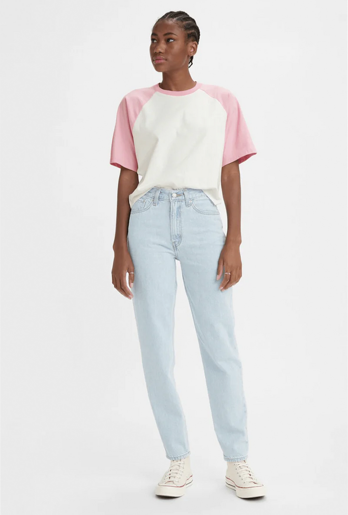 Levis mom jeans white hotsell