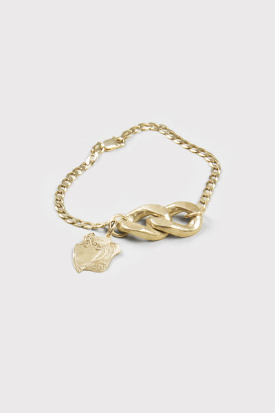 Link Bracelet- Silver / Gold Dip - Company Store