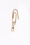 Paperclip Earring | Gold
